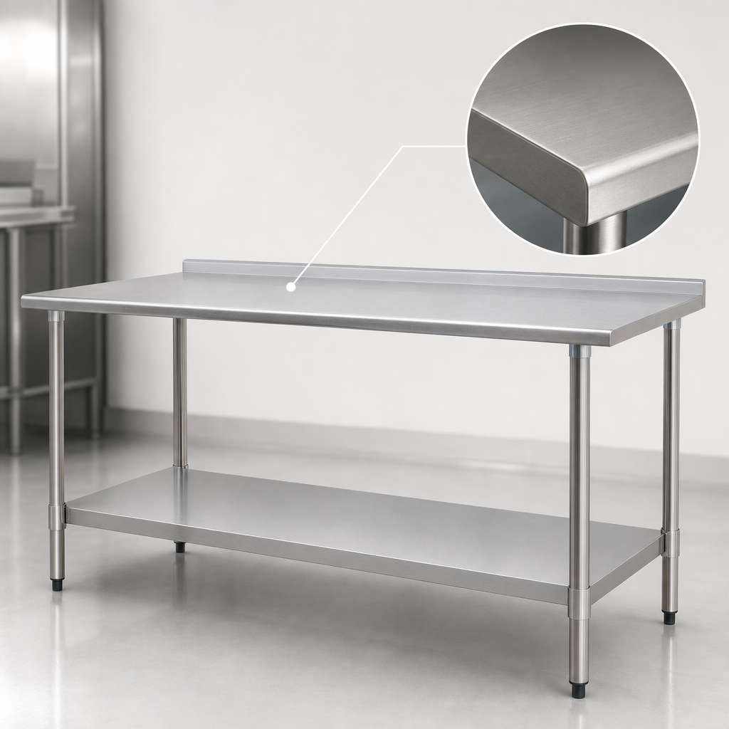 14-Gauge Stainless Steel Top