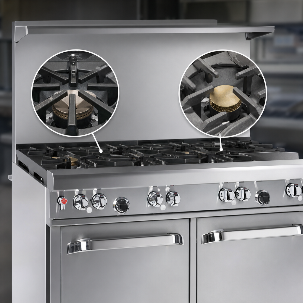 Top Burner Configuration