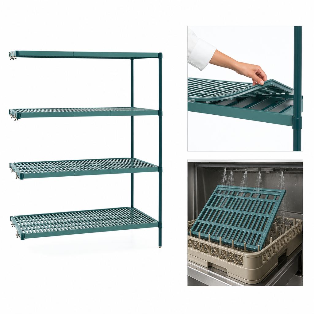 Removable Polymer Shelf Mats