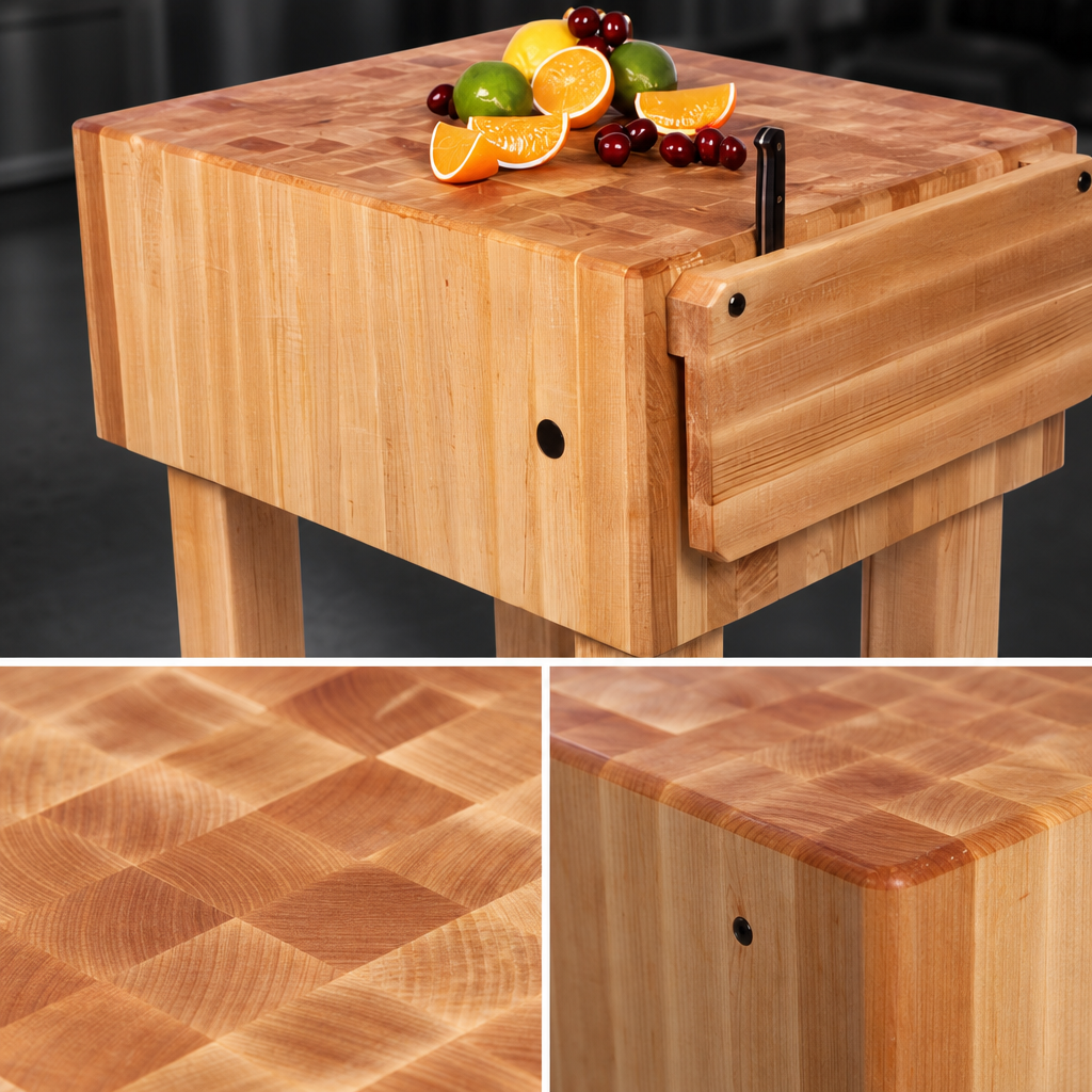End-Grain Maple Top