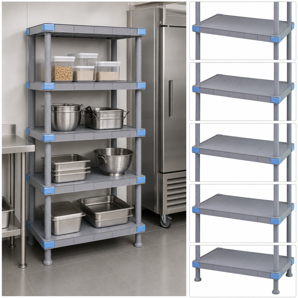 Five Solid Shelves