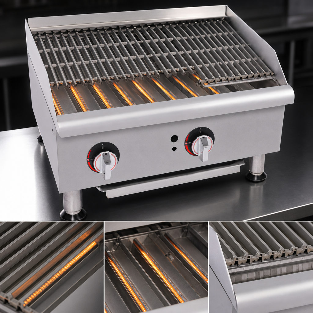 Heavy-Duty Stainless Steel Radiants