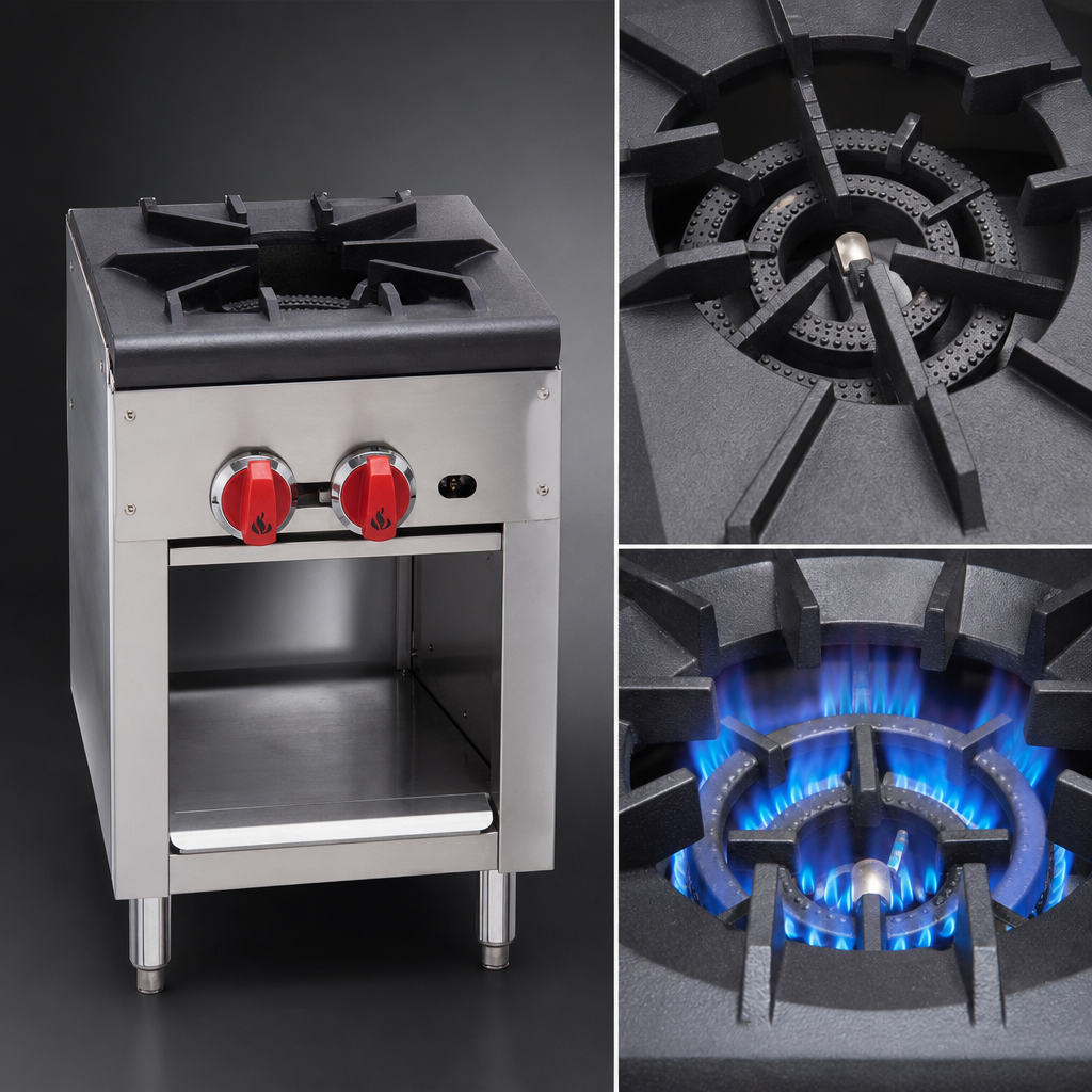 3-Ring Cast Iron Burner