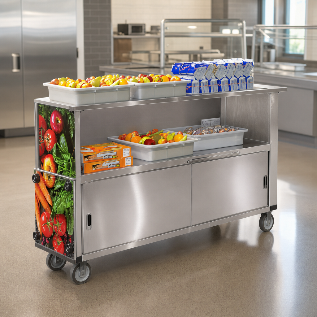 304 Stainless Steel Work Surface and Storage Base