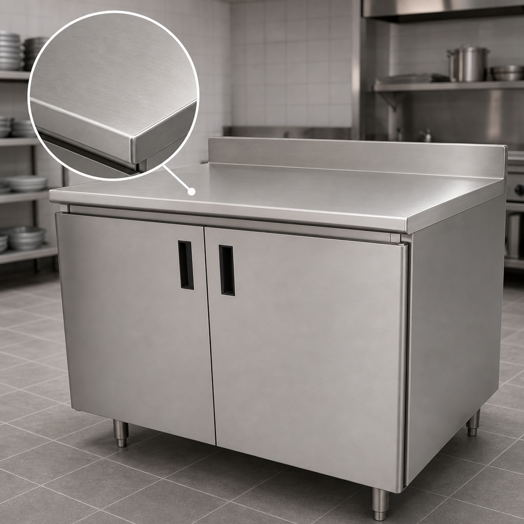 14-Gauge 304 Stainless Steel Top