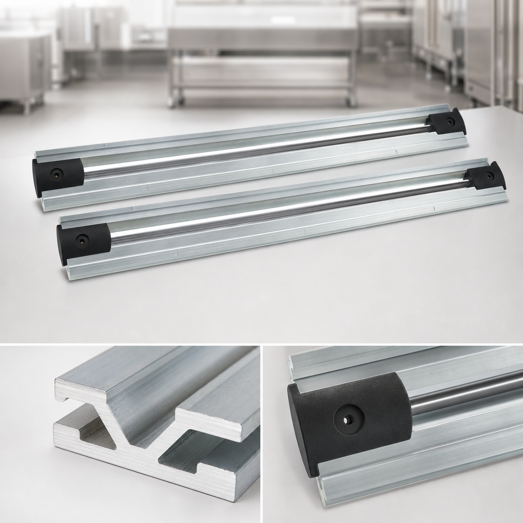 V-Groove Aluminum Tracks