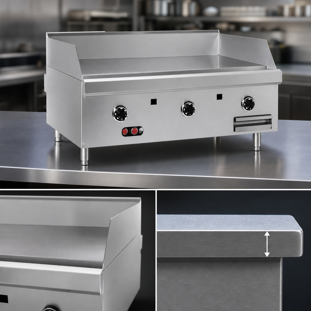1-Inch Polished Steel Plate