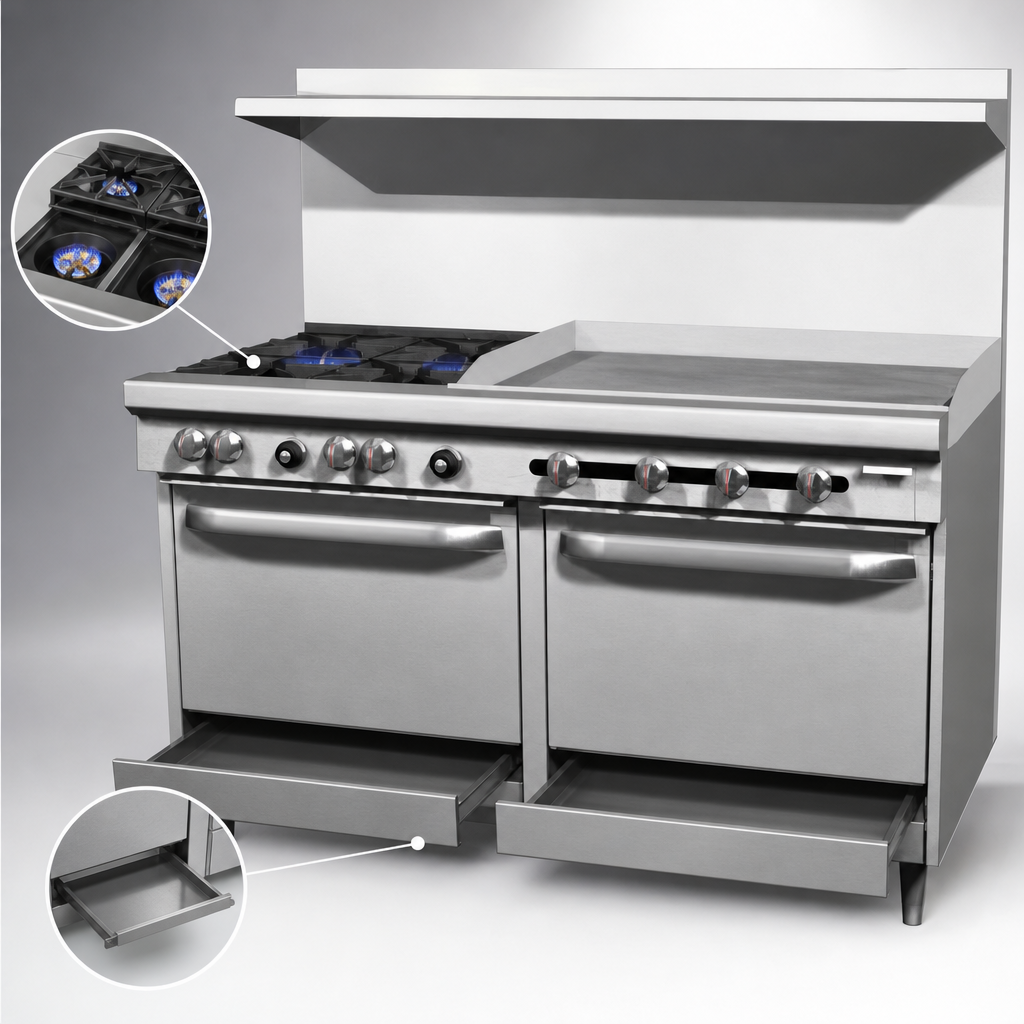 Open Burner Top