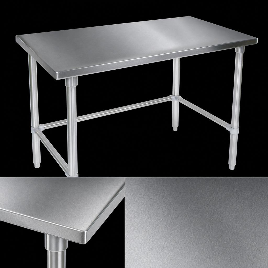 14-Gauge Type 300 Stainless Steel Top