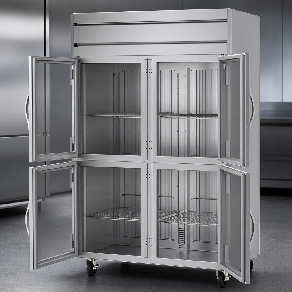 Four Half Glass Doors