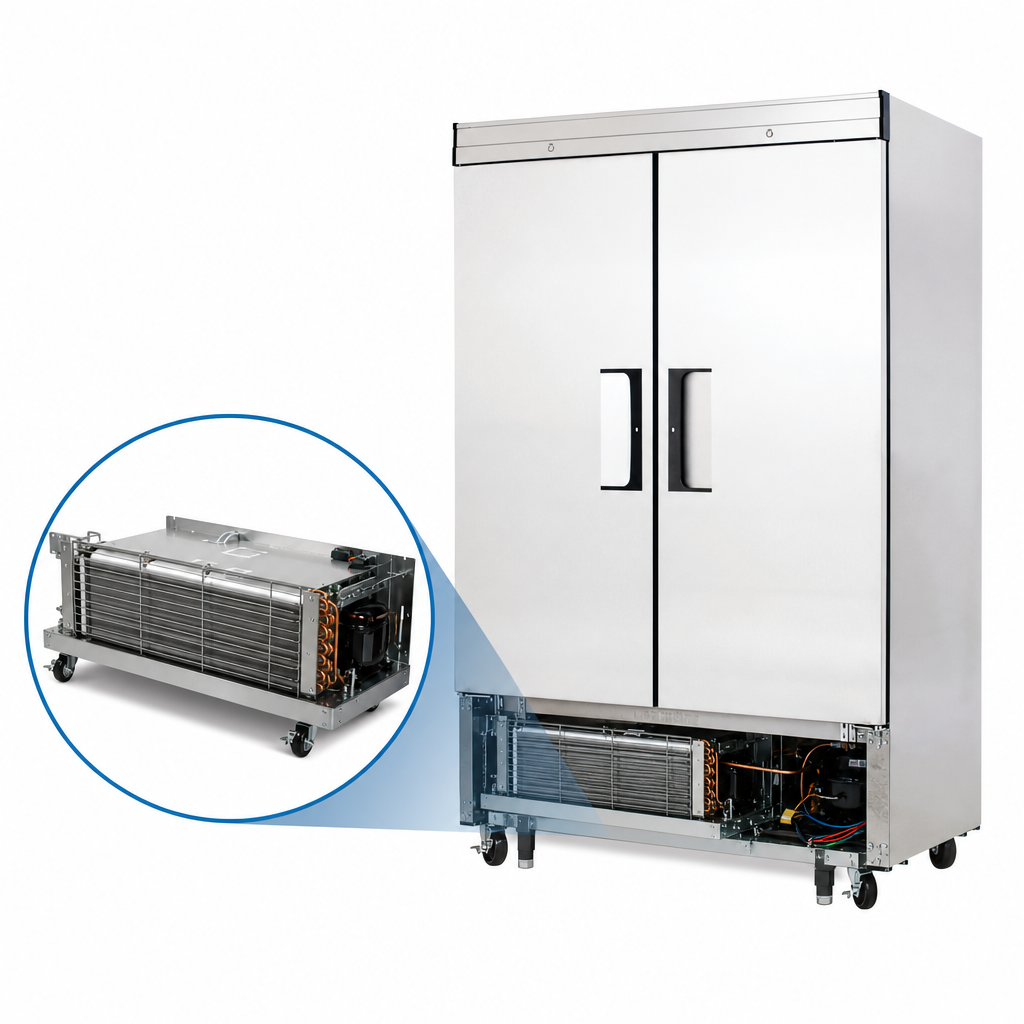 Bottom-Mounted Self-Contained Refrigeration