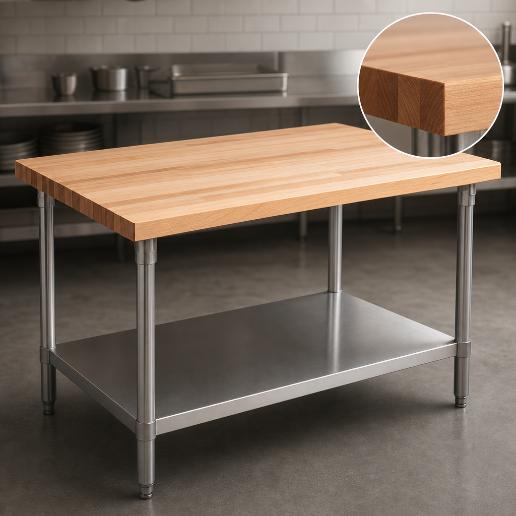 Edge Grain Flat Top