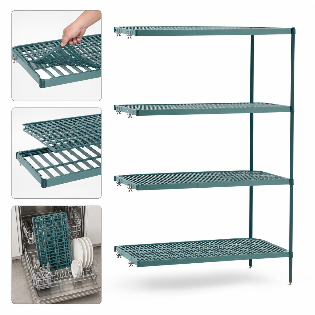 Removable Polymer Shelf Mats