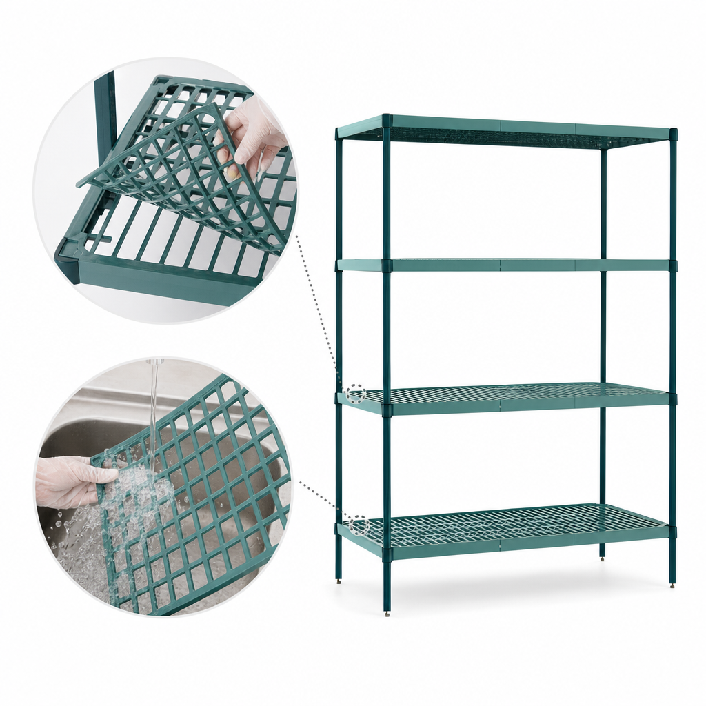 Removable Polymer Shelf Mats
