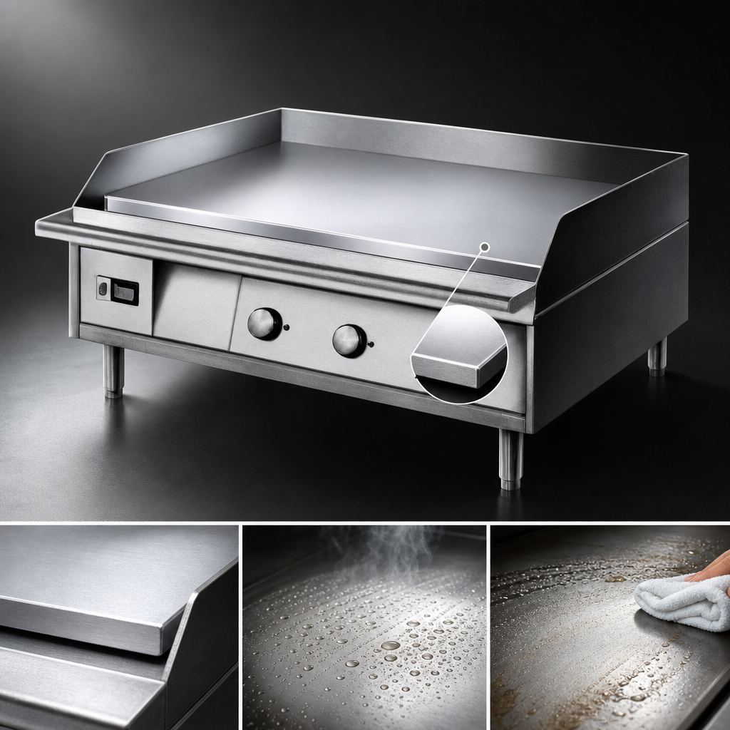 1-Inch Chrome Griddle Plate