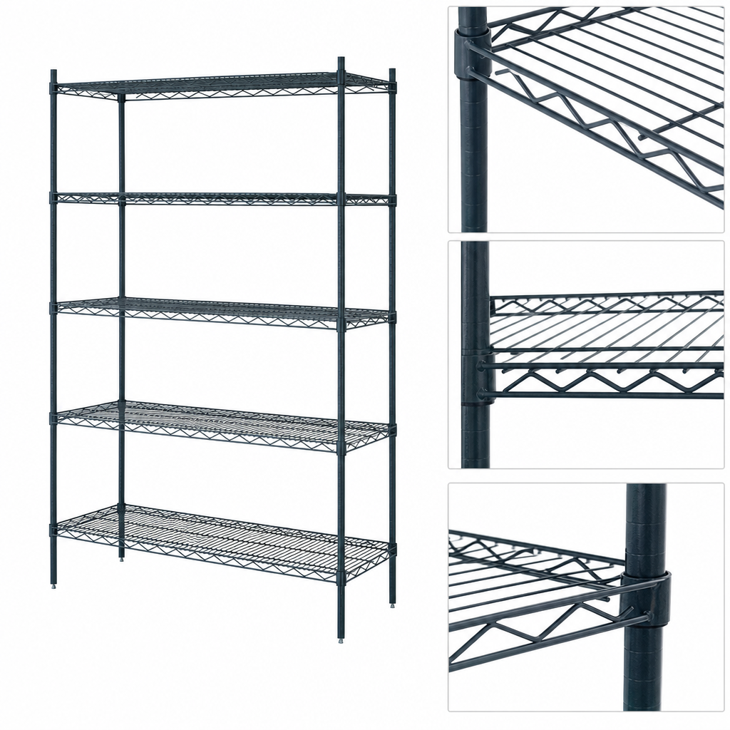 Five Wire Shelves