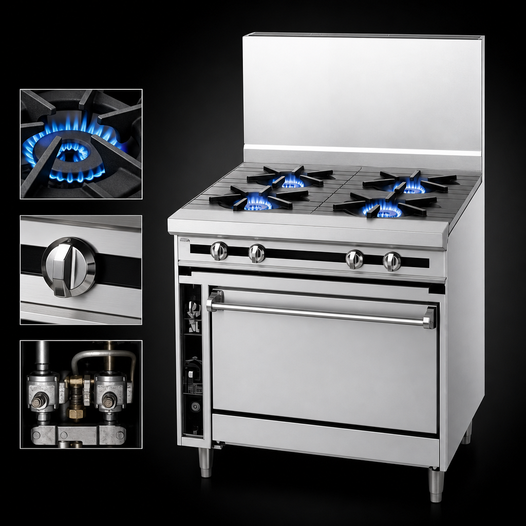 High-Performance Open Burners