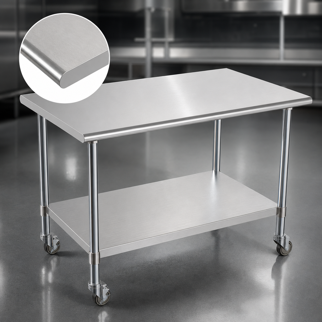 18-Gauge Stainless Steel Top