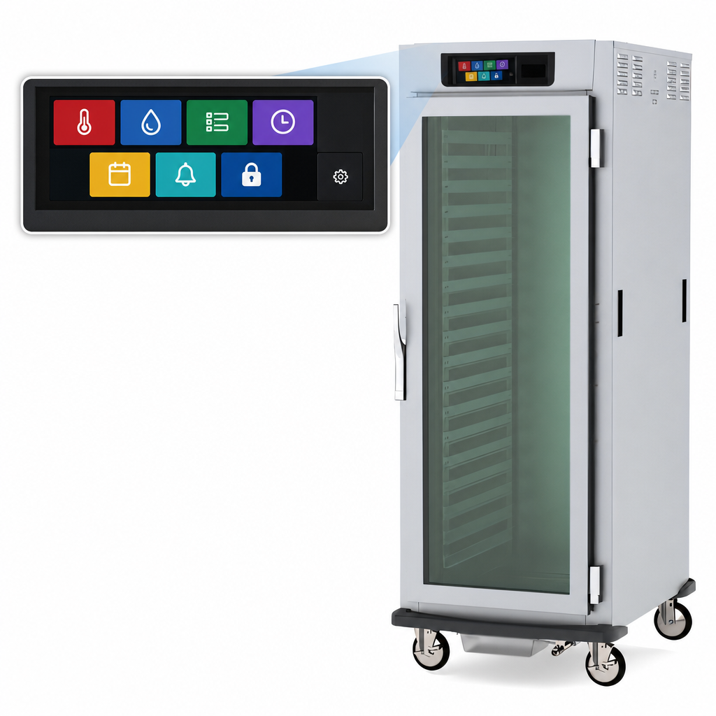 6.8-Inch Touch-Screen Controls
