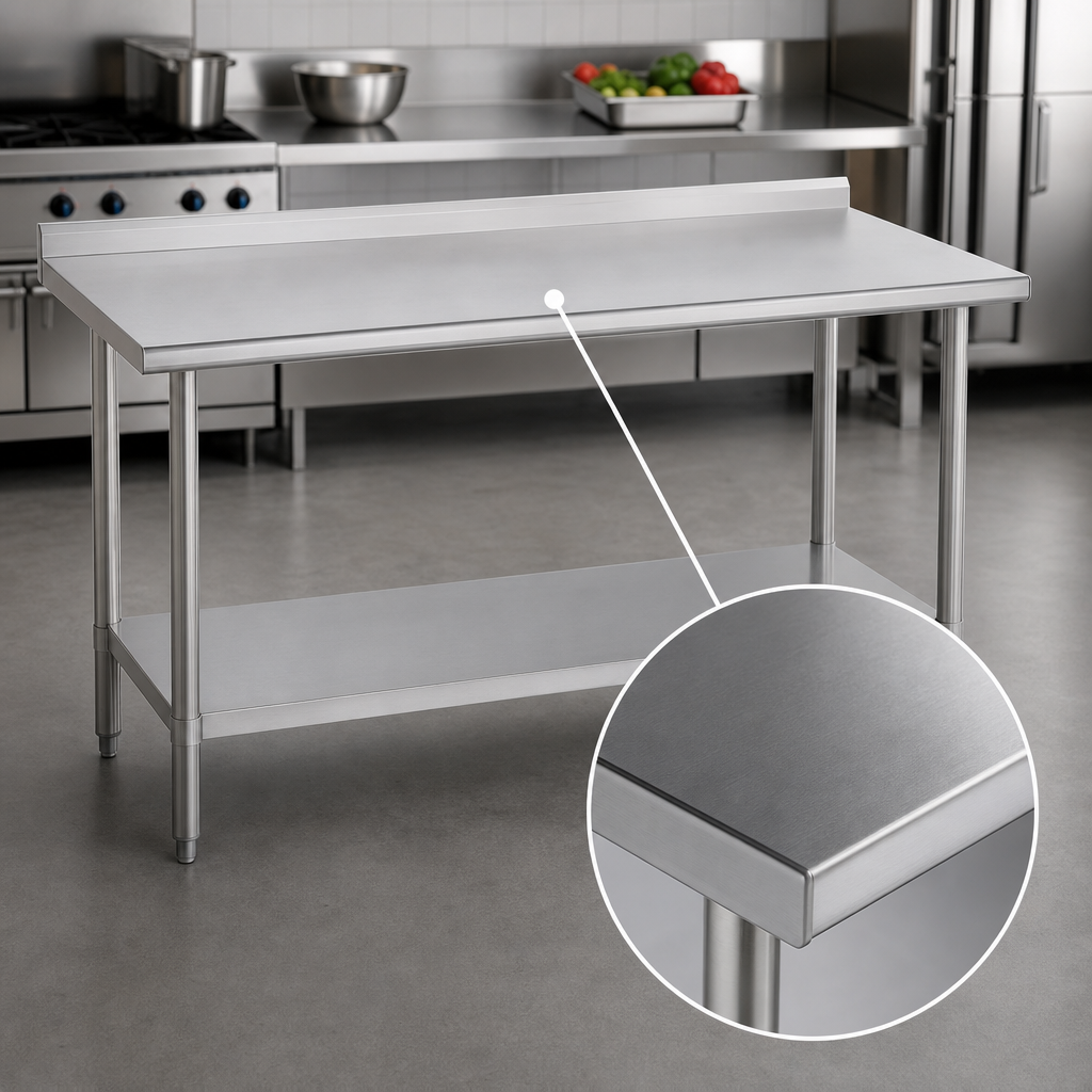 16-Gauge 300 Series Stainless Steel Top