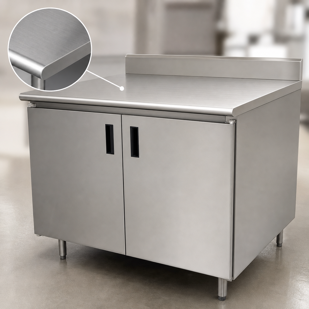 14-Gauge 304 Stainless Steel Top