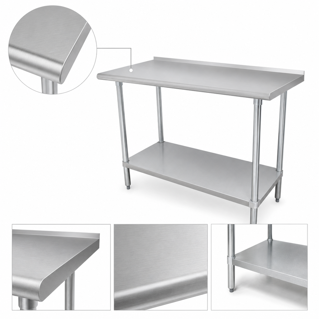 14 Gauge 304 Stainless Steel Top