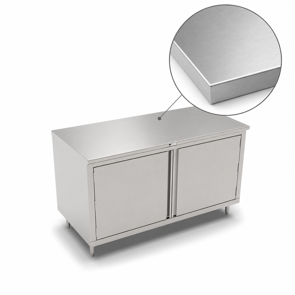 14-Gauge Stainless Steel Flat Top