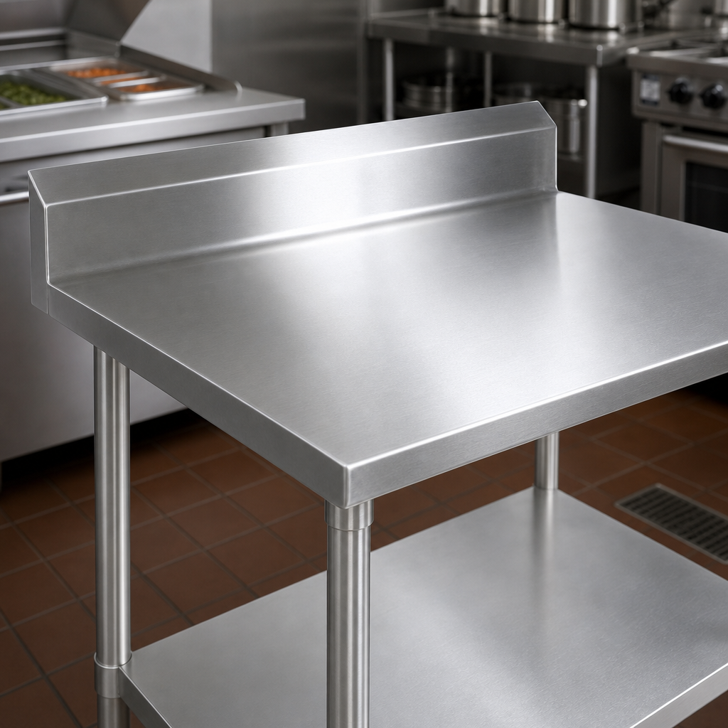 14-Gauge Type 300 Stainless Steel Top