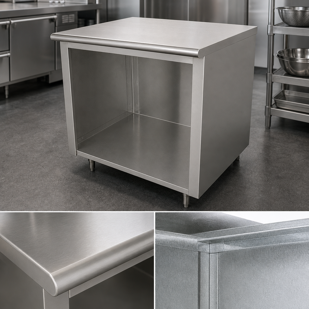 16-Gauge 304 Stainless Steel Top