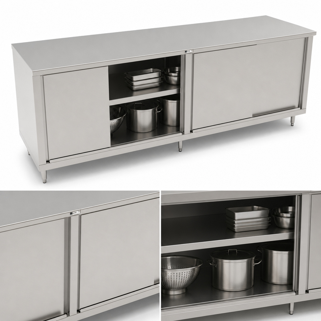 Cabinet Base with Sliding Doors