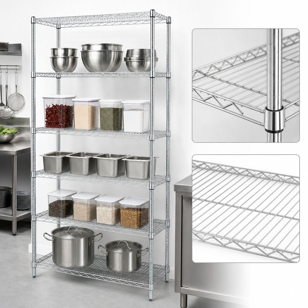 Five Wire Shelves