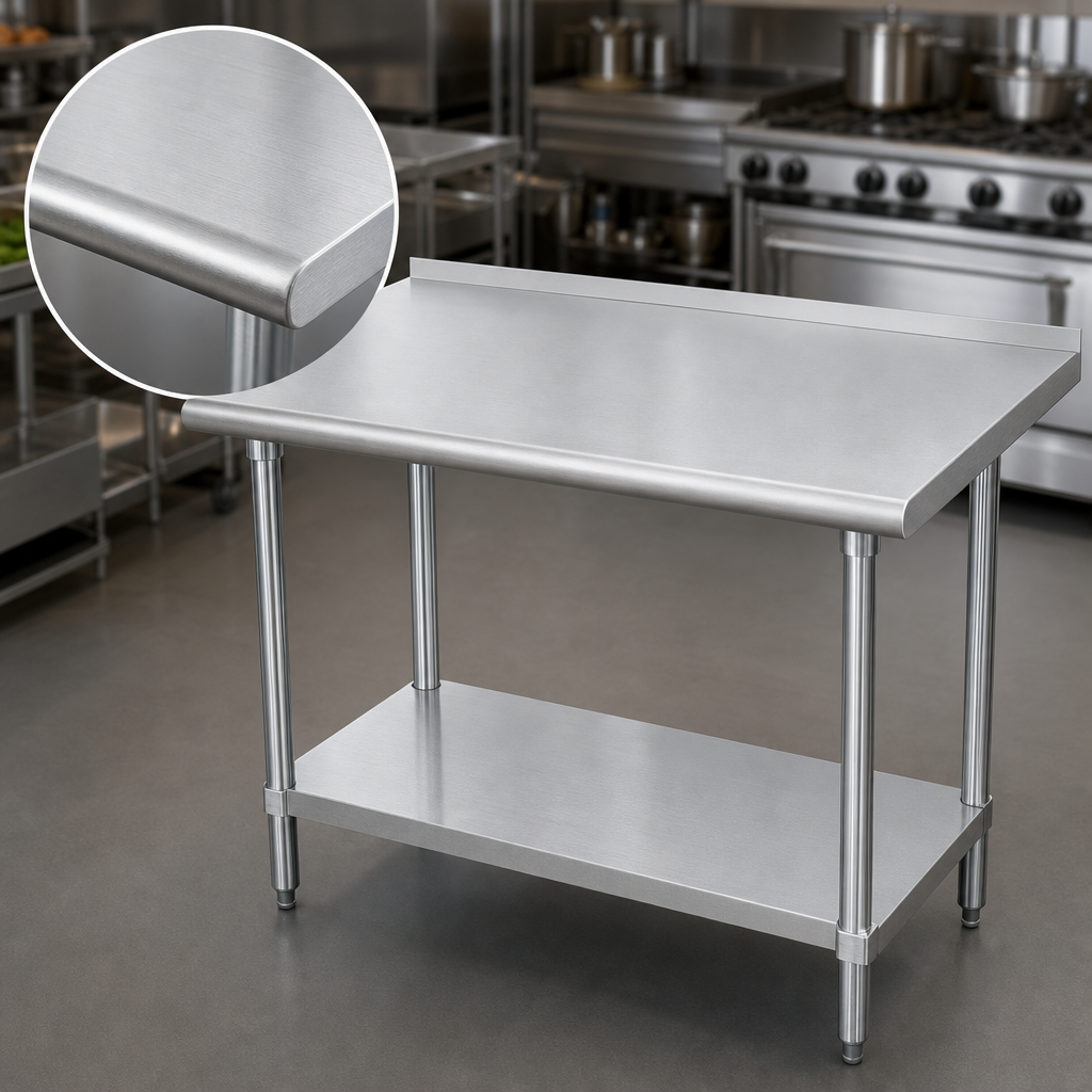 14-Gauge 304 Stainless Steel Top