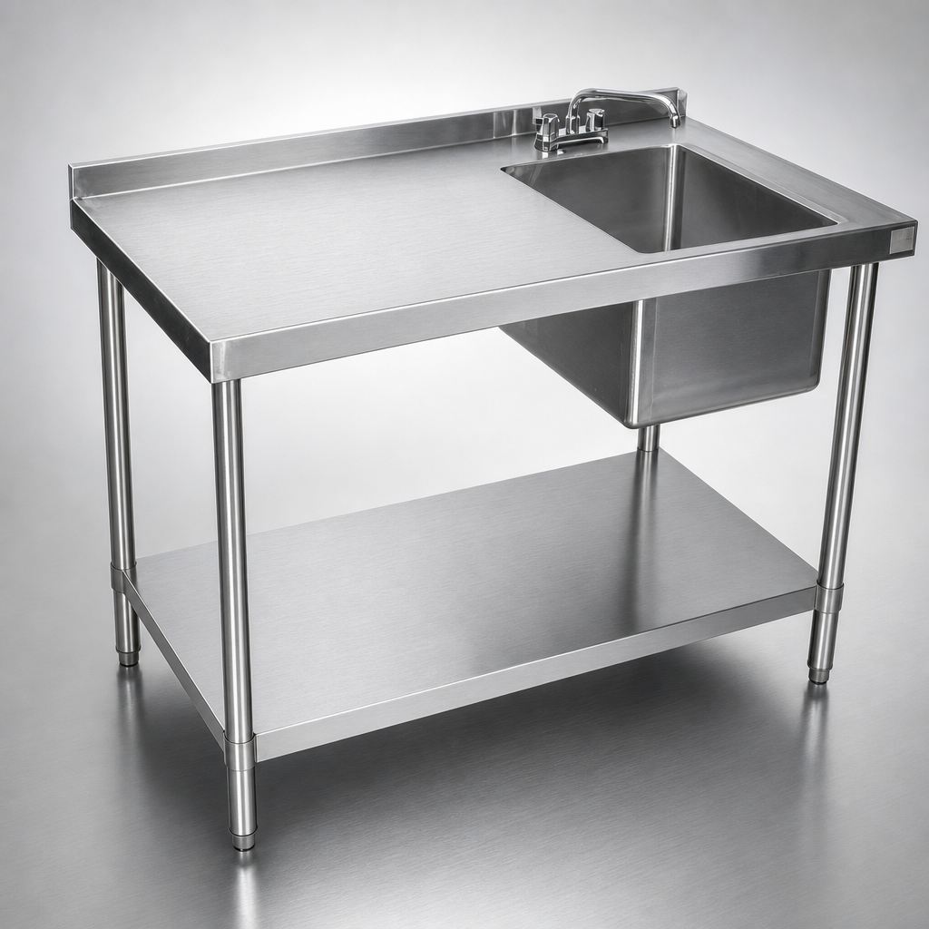 18-Gauge 300-Series Stainless Steel Top