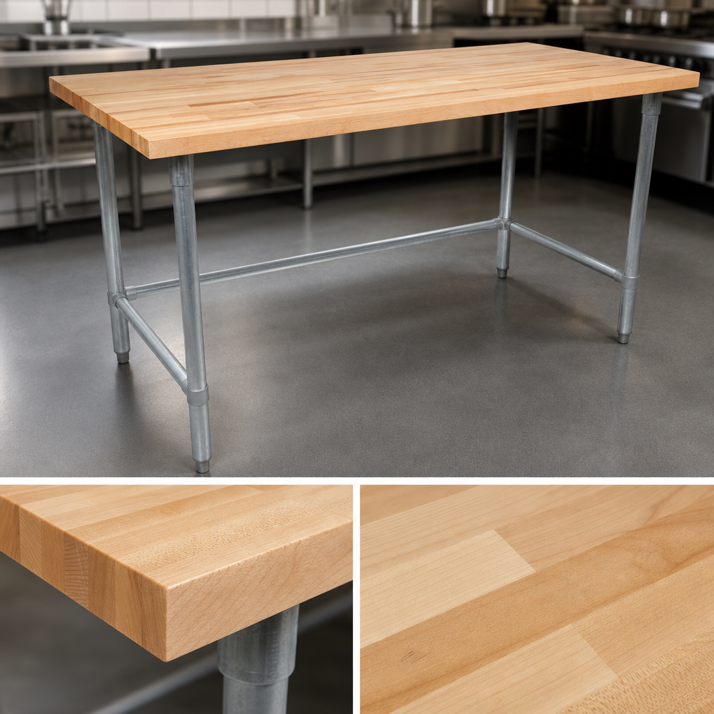 1-3/4-Inch Hardwood Top