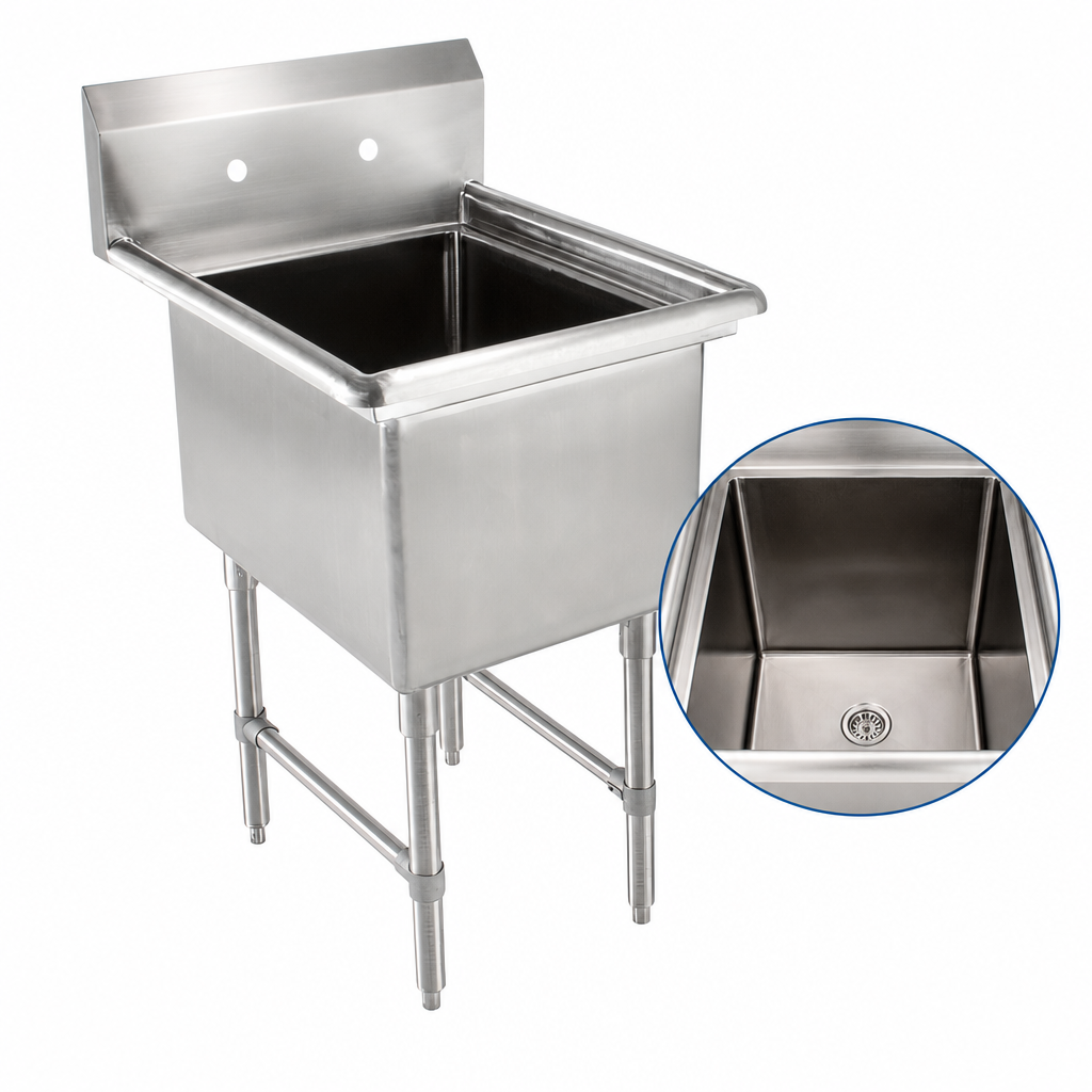 Single Mop Sink Compartment