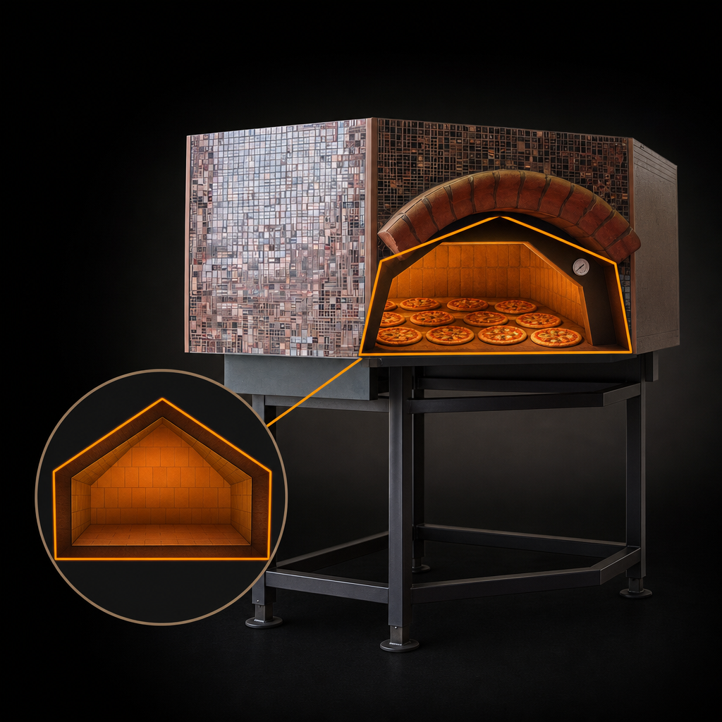 Pentagonal Internal Cooking Chamber