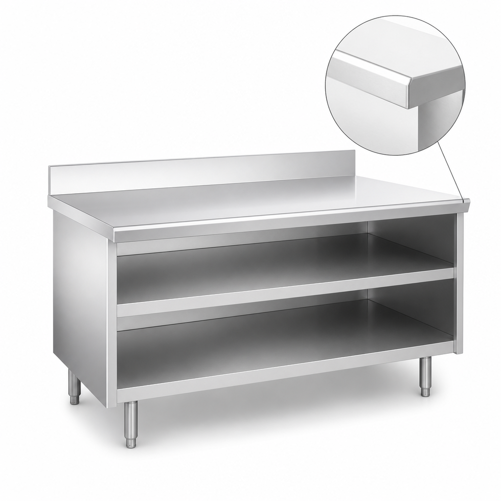 16-Gauge Stainless Steel Top