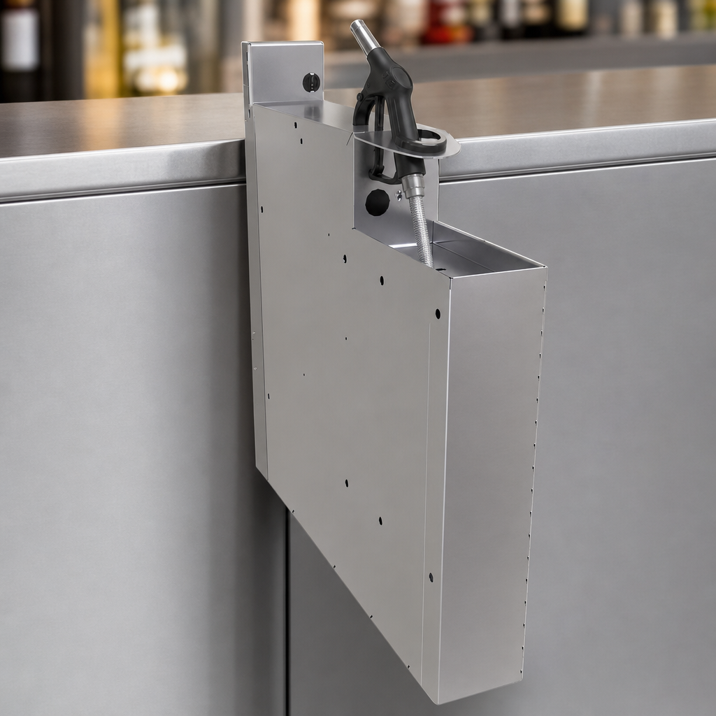 Built-In Soda Gun Holder
