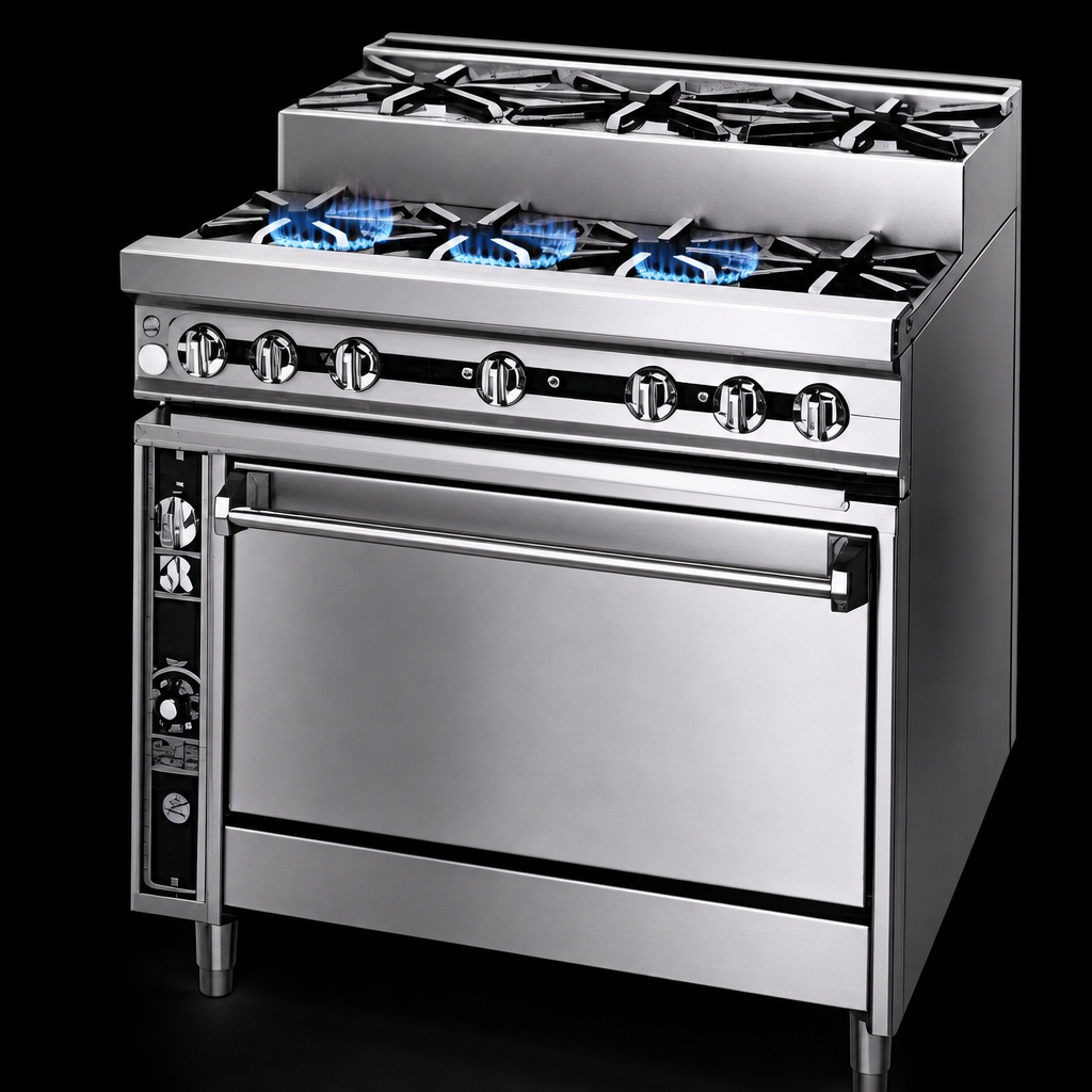 (3) 30,000 BTU Open Burners