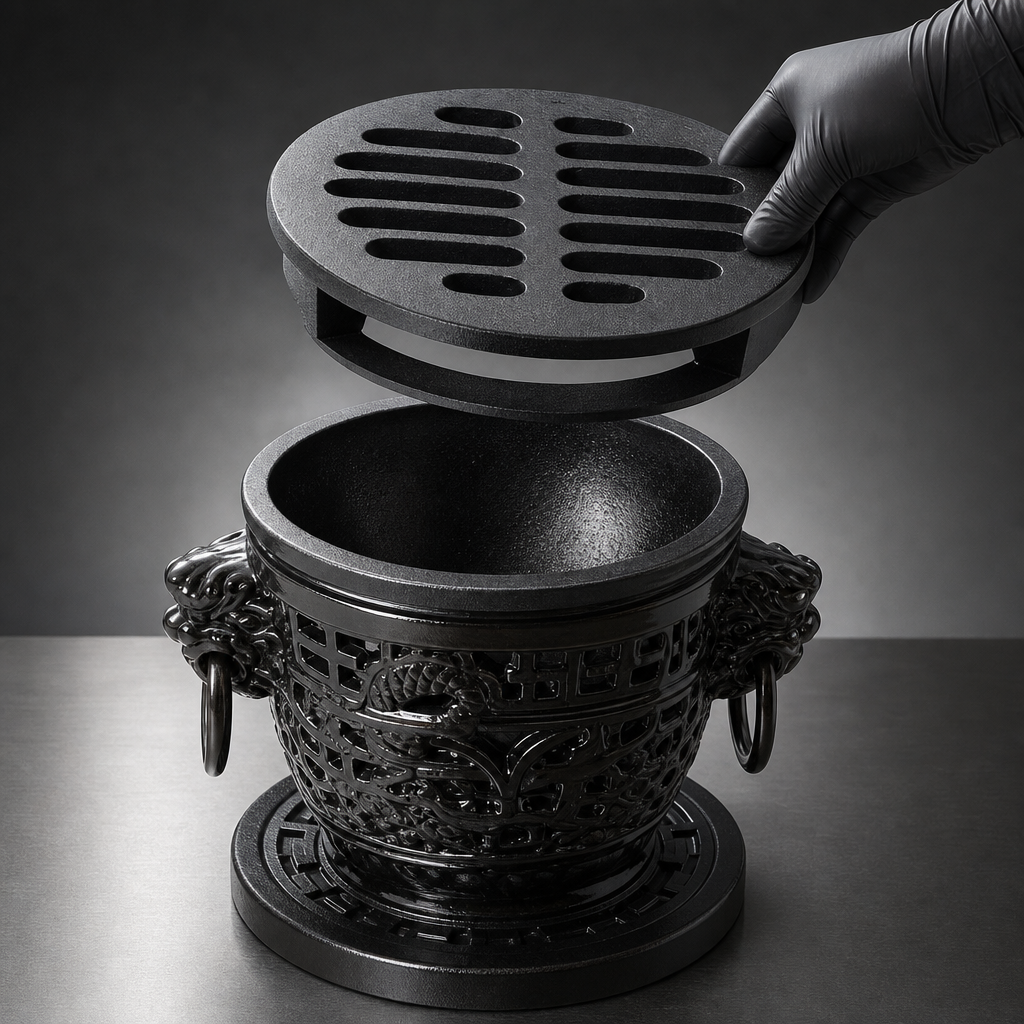 Removable Cast Iron Grill