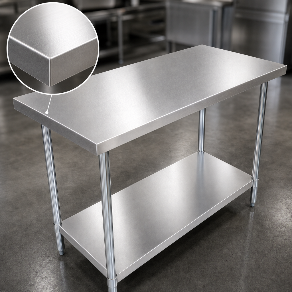 18-Gauge 430 Stainless Steel Top