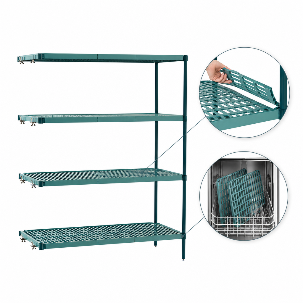 Removable Polymer Shelf Mats