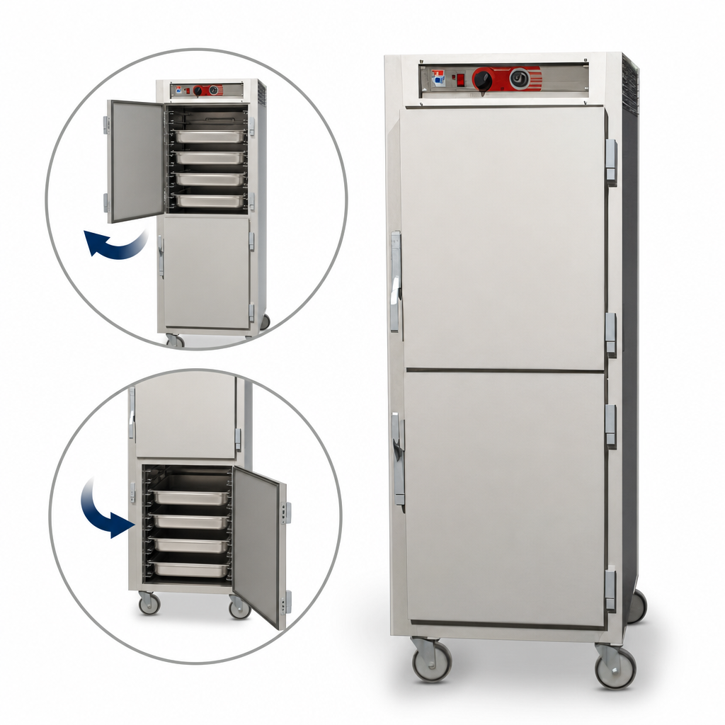 Field-Reversible Solid Dutch Doors