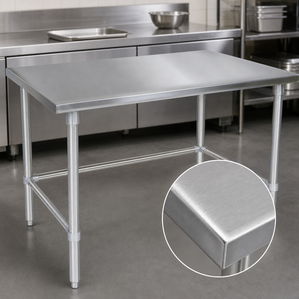 14-Gauge Stainless Steel Top