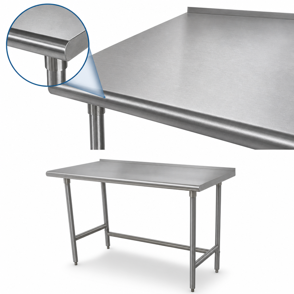 16 Gauge 304 Stainless Steel Top
