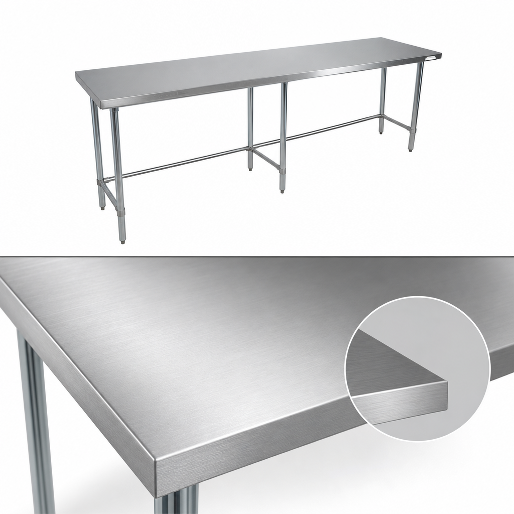 18-Gauge 430 Stainless Steel Top