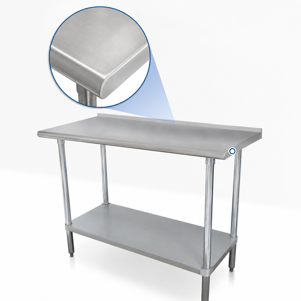 14-Gauge 304 Stainless Steel Top