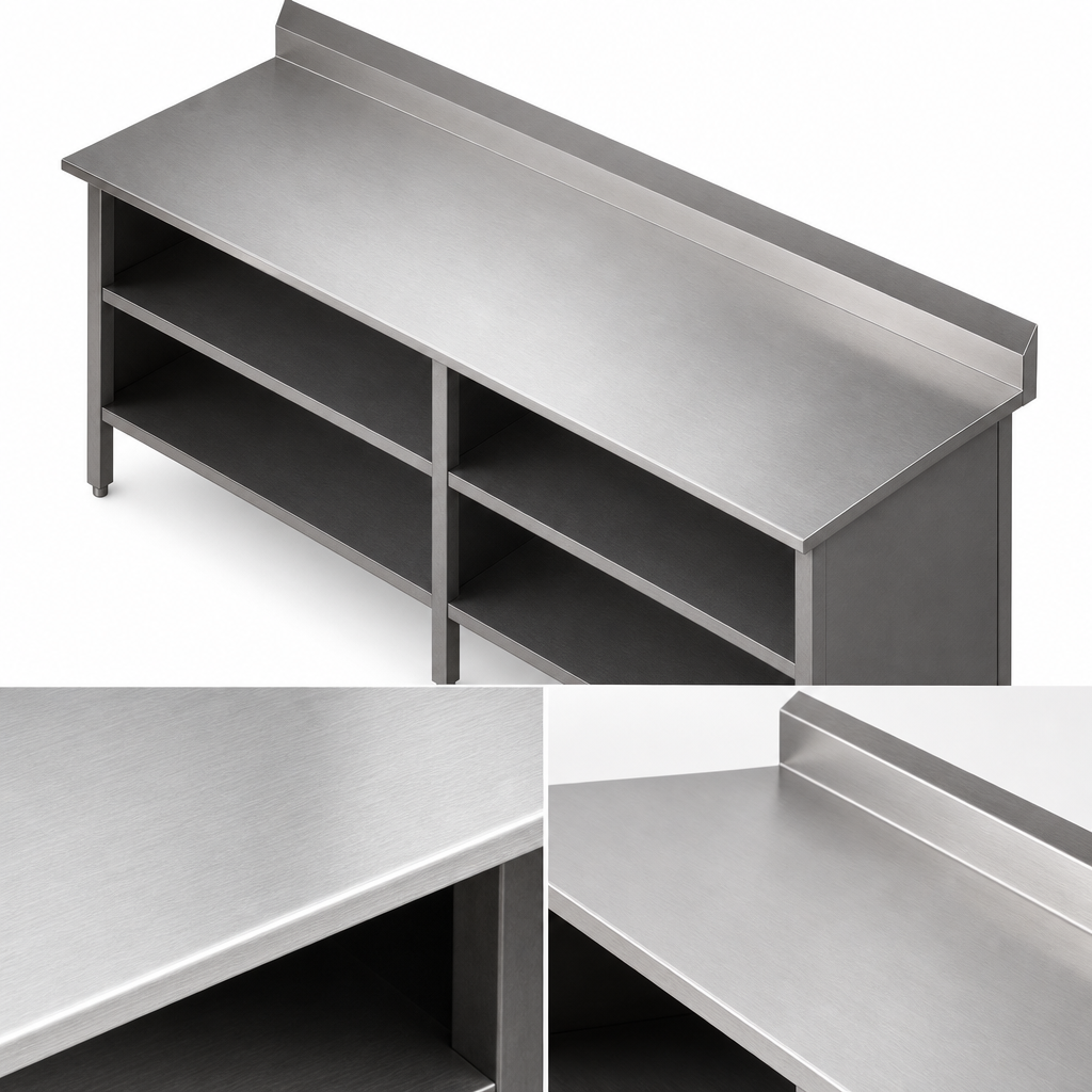16-Gauge Stainless Steel Top