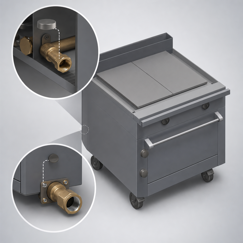 Variable Size Multi-Point Gas Connection