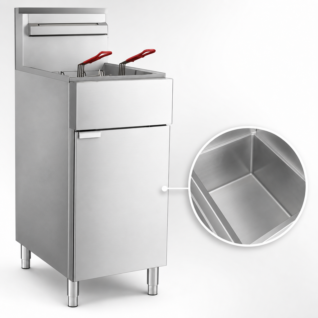 Stainless Steel Fry Pot